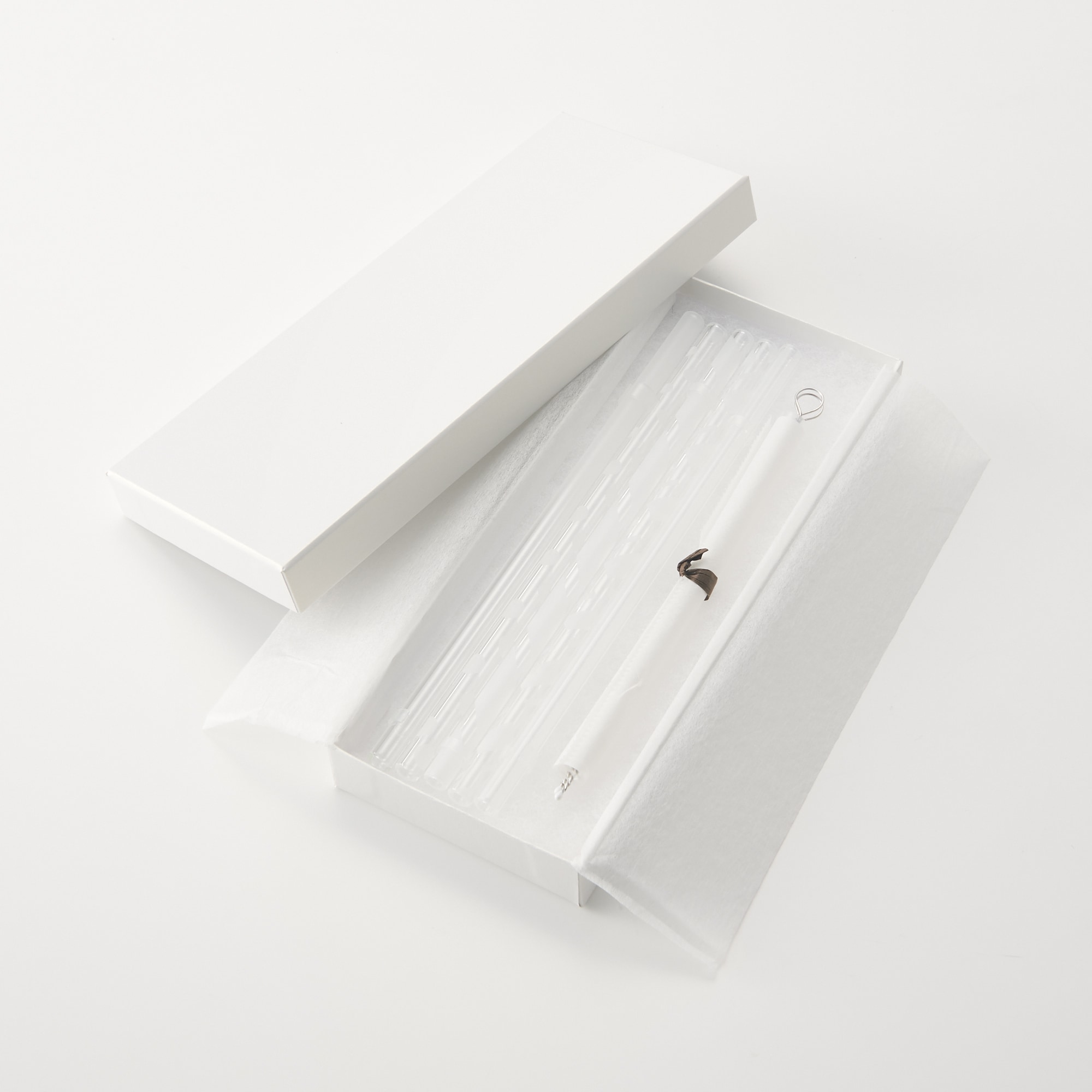 ガラスストロー「フロストシリーズ」5本セット