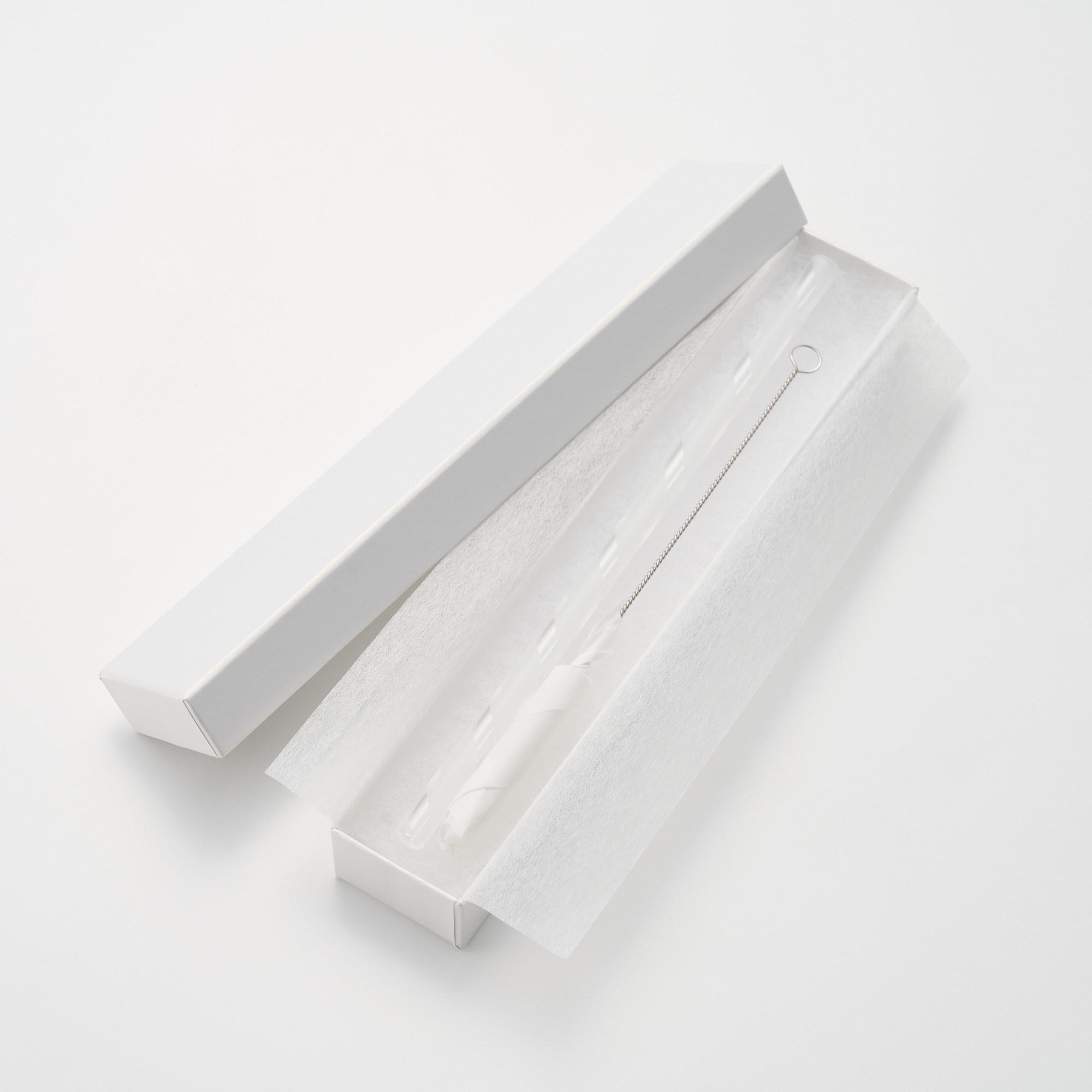 ガラスストロー「らせん」 1本