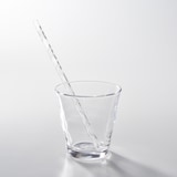 ガラスストロー「チェック」 1本