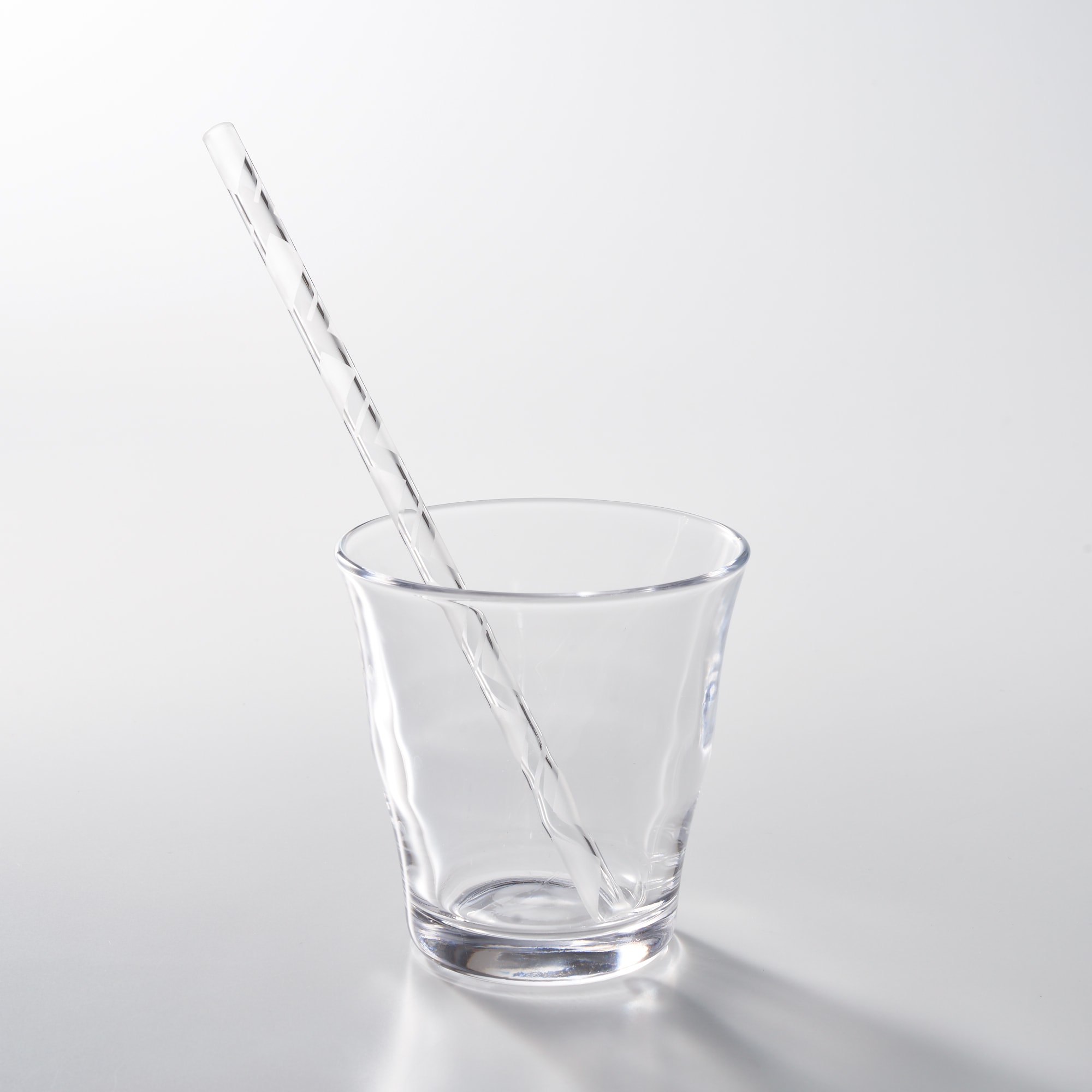 ガラスストロー「チェック」 1本