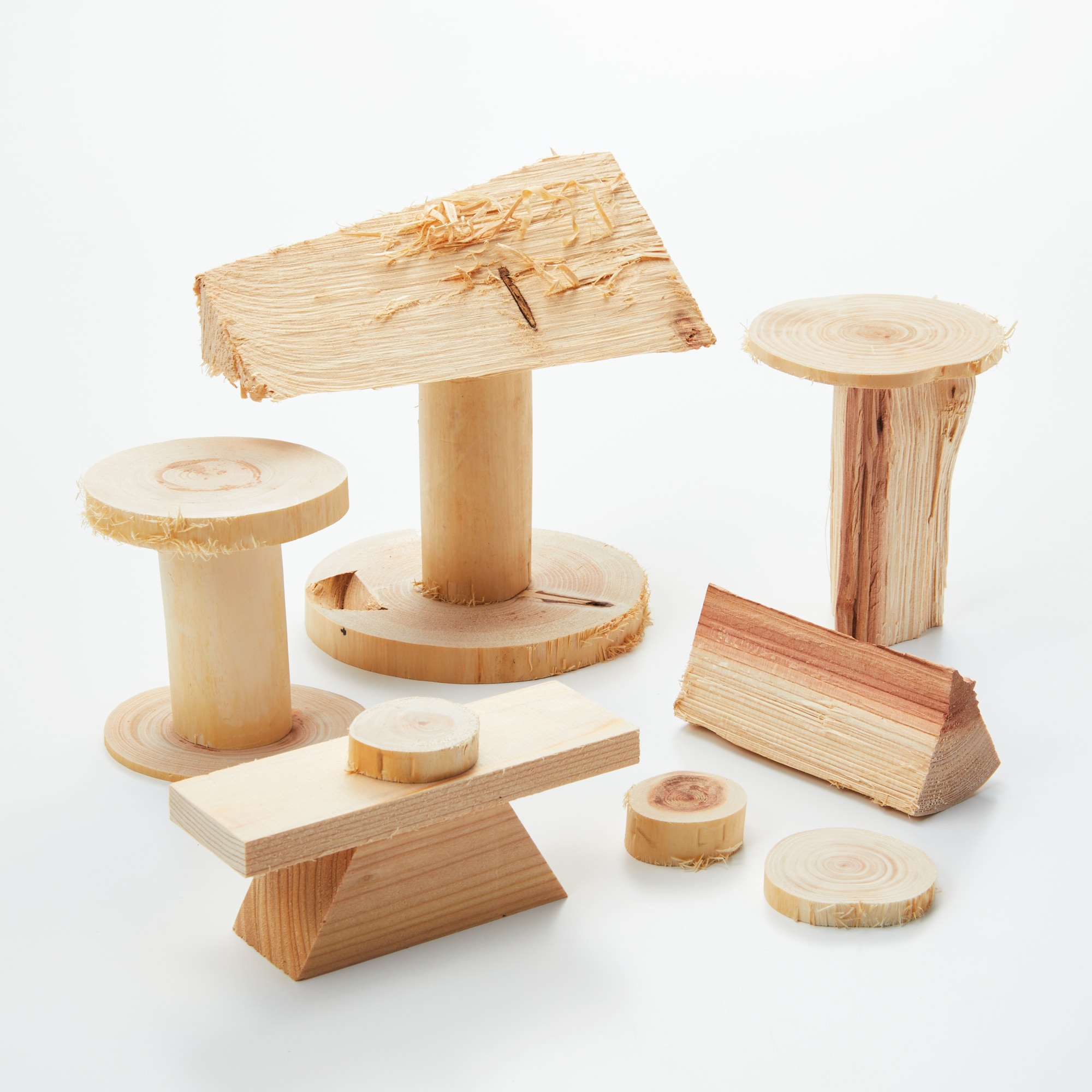 東京の木の「かたちいろいろ木のかけらセット」 | 無印良品
