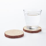 東京の木の「コースター」約直径7～８ｃｍ　2枚セット