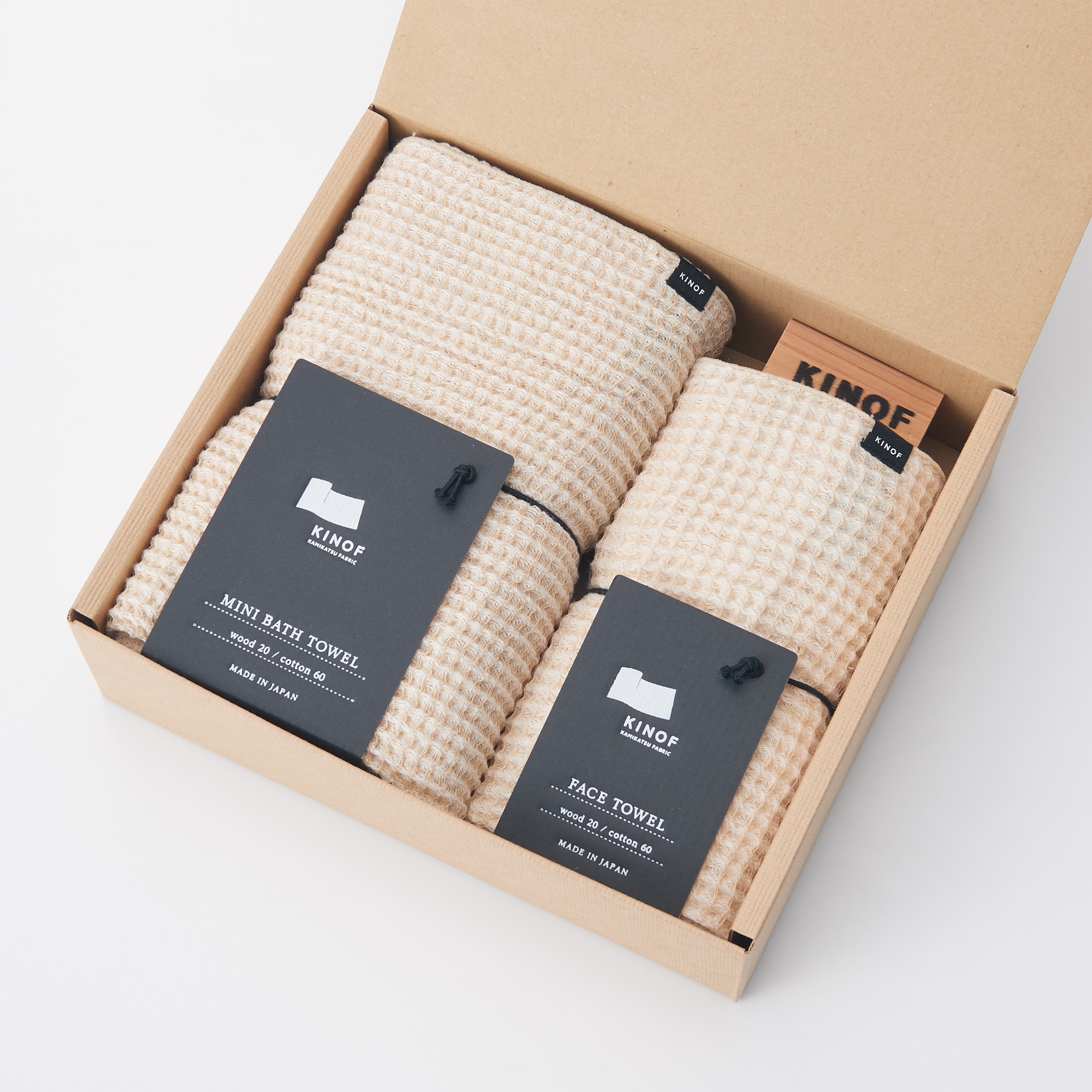 ＫＩＮＯＦミニバスタオル・フェイスタオルset