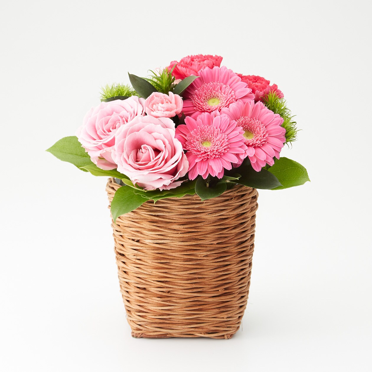 母の日 バラとガーベラのアレンジ ピンク 通販 無印良品
