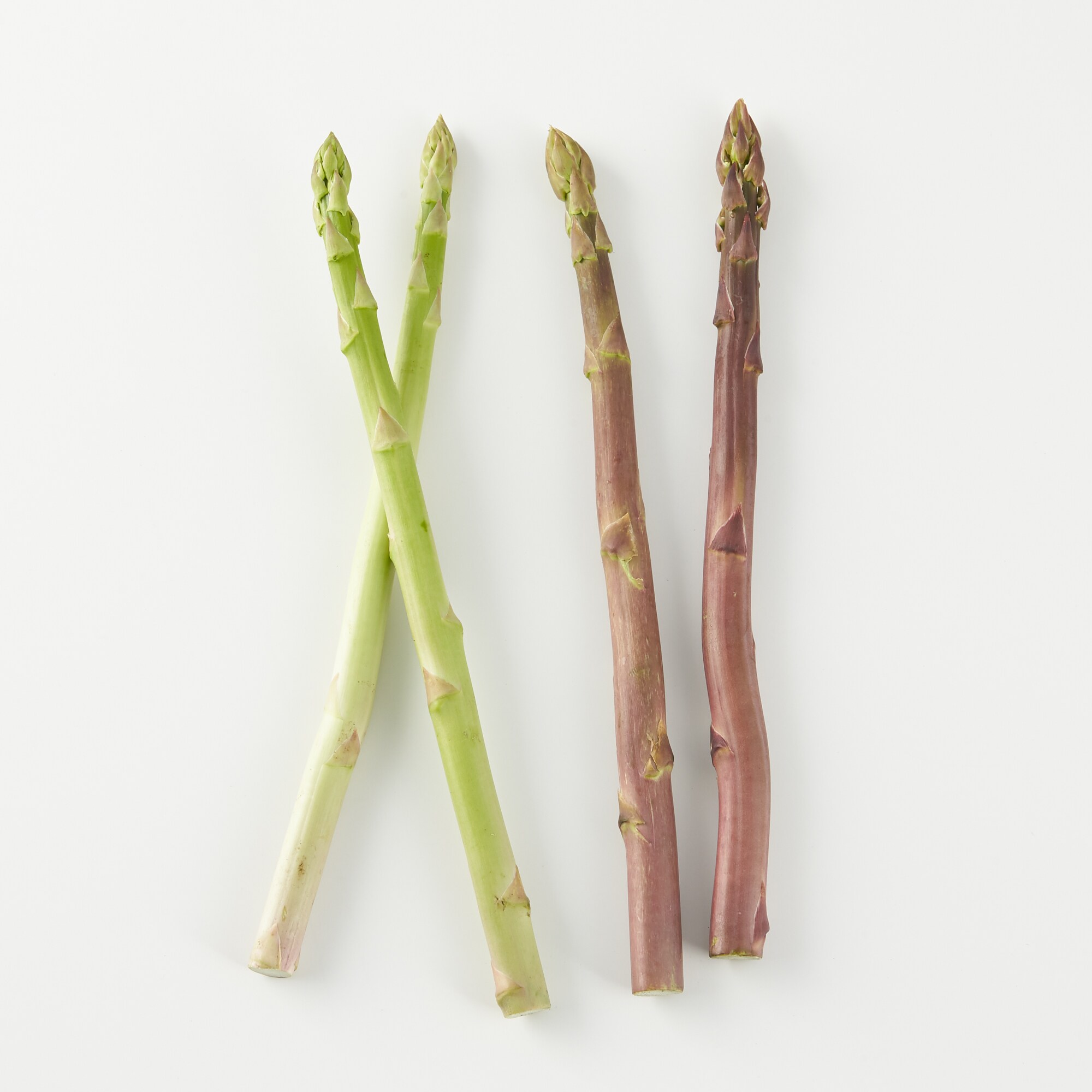 新潟県産　飯塚農園の「アスパラガス」（グリーン＆紫ミックス）約１ｋｇ