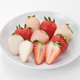 栃木県産　澳原いちご農園の「スカイベリーとミルキーベリー　2種セット」約600g