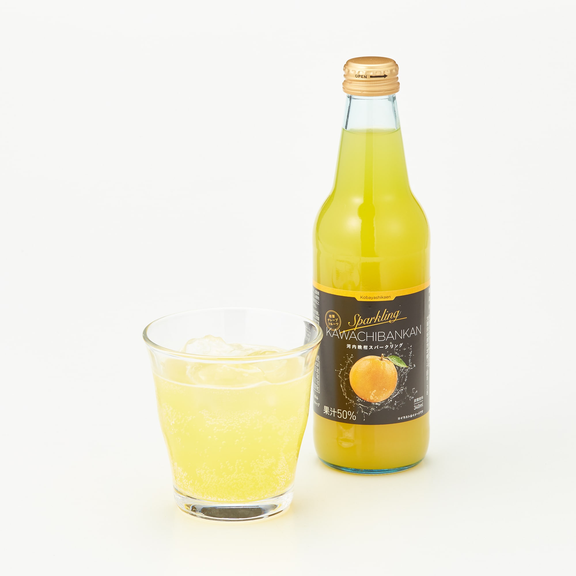 小林果園の「スパークリングジュース」