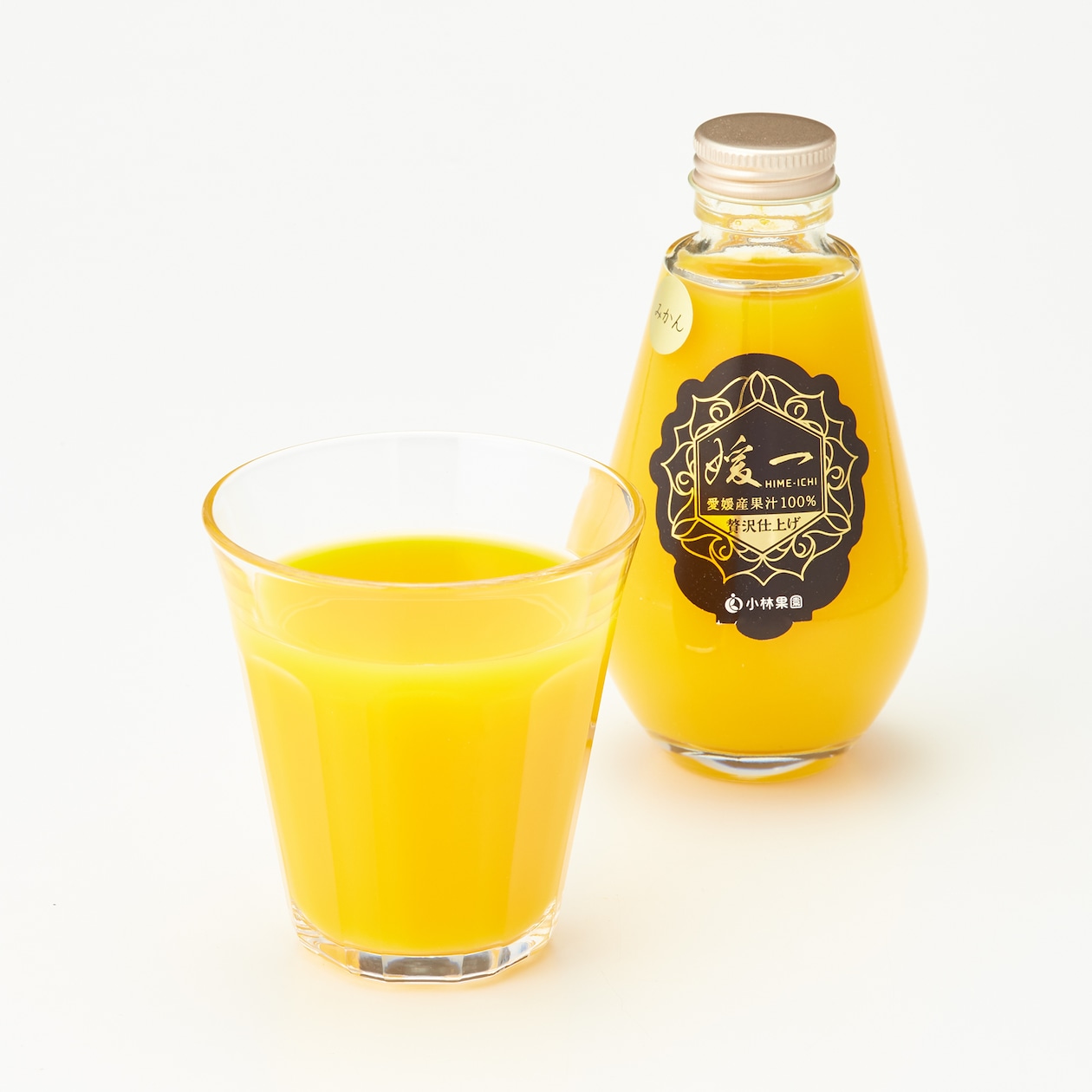小林果園の飲み比べ「媛一小瓶ジュース」Ｂ 200ml×5種セット