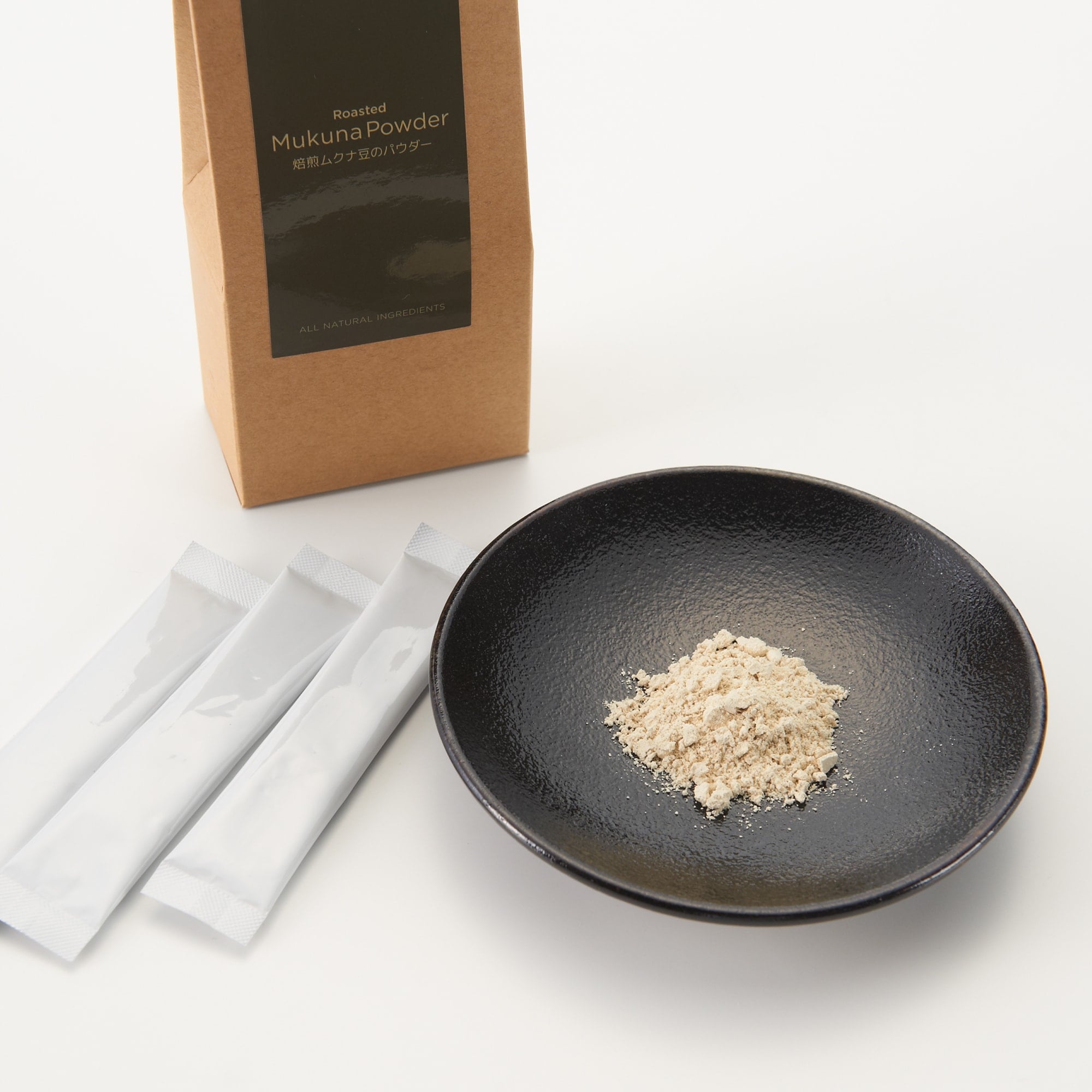 千葉県君津市　焙煎ムクナ豆のパウダー