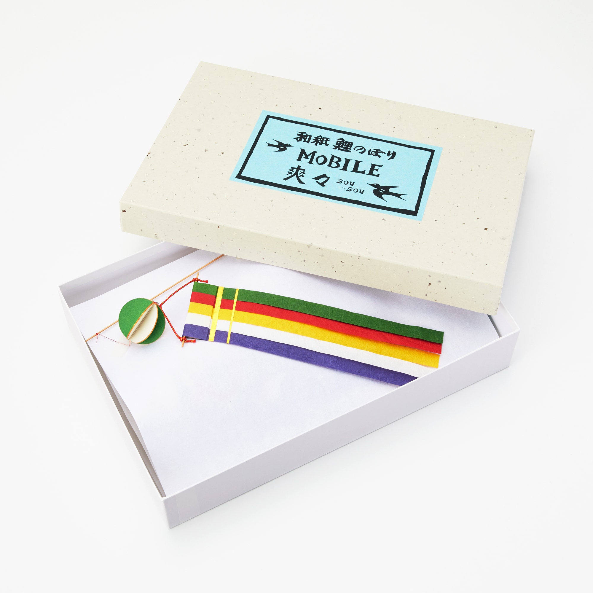 八尾和紙　鯉のぼり　モビール