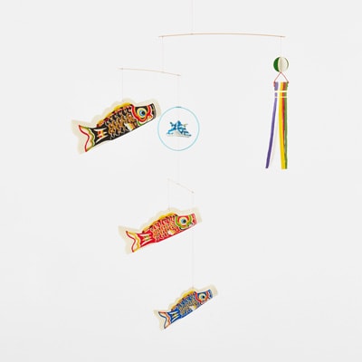 八尾和紙　鯉のぼり　モビール