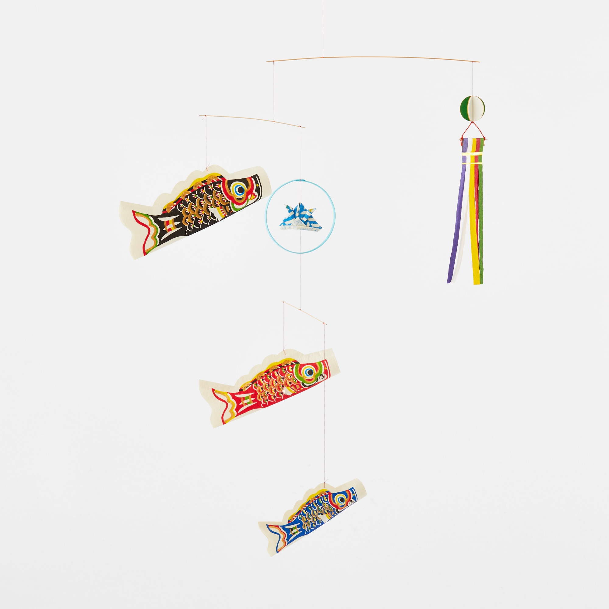 八尾和紙　鯉のぼり　モビール