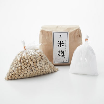 福井　三七味噌の「手作り味噌セット」　仕上がり量　約２ｋｇ　