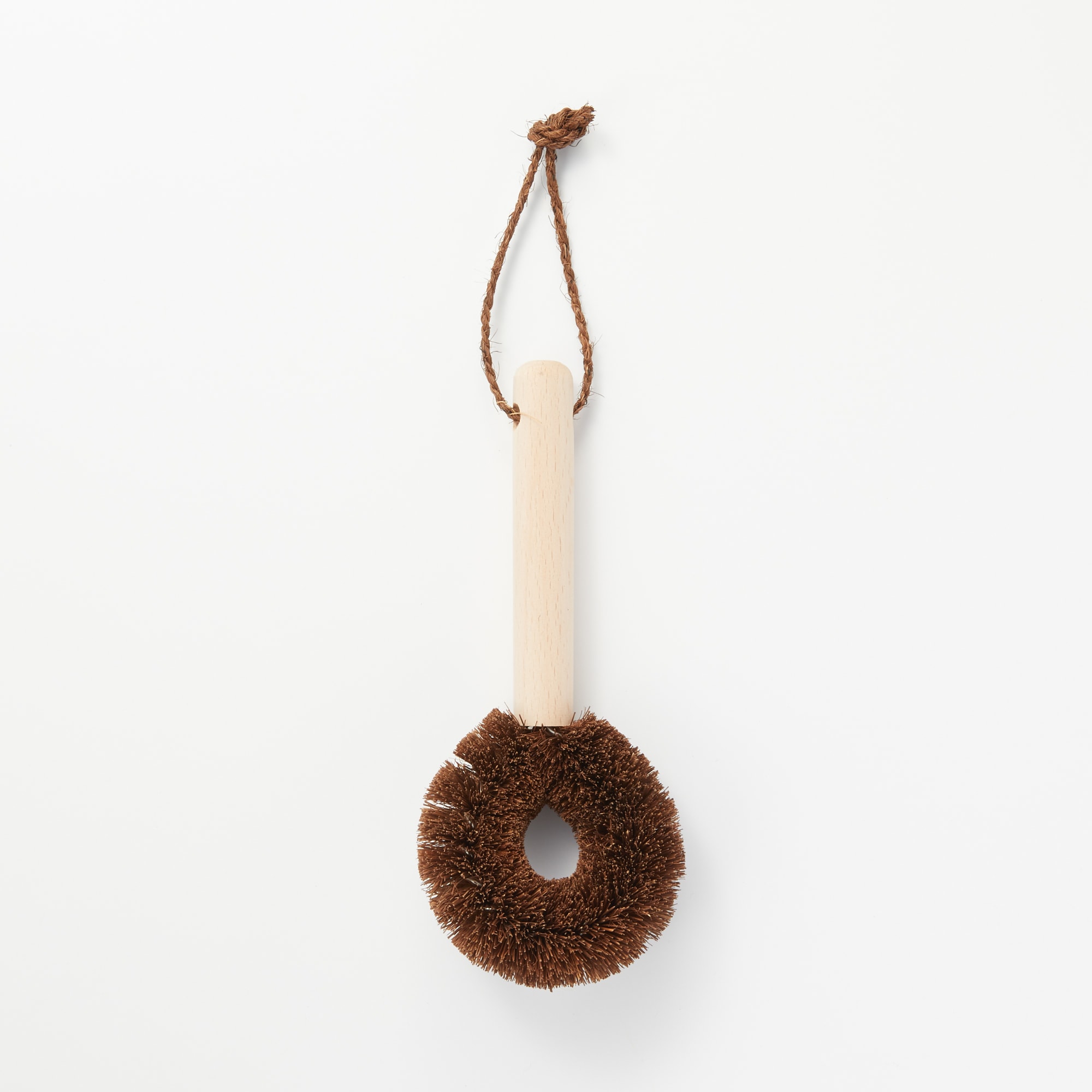 和歌山県　高田耕造商店の「しゅろのやさしいたわし」　フライパン用　ブナ柄