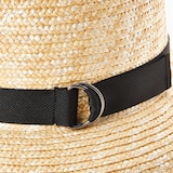 埼玉県　田中帽子の麦わら帽子「クロッシェハット（マノン）」