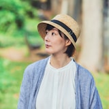 埼玉県　田中帽子の麦わら帽子「クロッシェハット（マノン）」