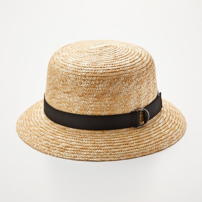 埼玉県　田中帽子の麦わら帽子「クロッシェハット（マノン）」