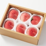 山梨県産　菊島西洋堂　東支店の桃「品種おまかせ」約900g（3～6玉）