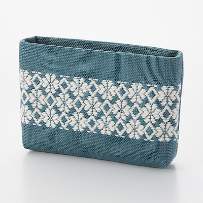 こぎん刺し　ミニポーチ　緑