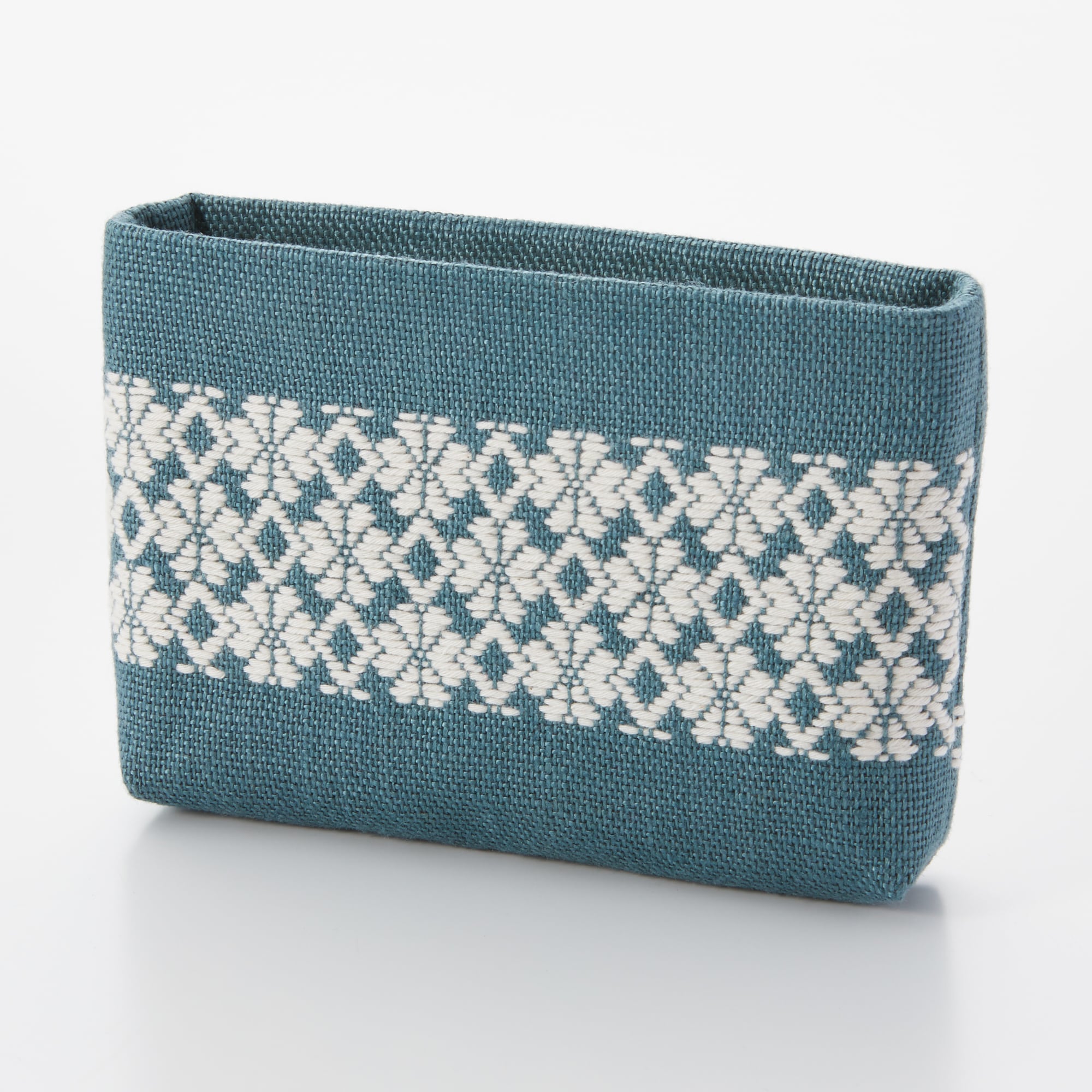 こぎん刺し　ミニポーチ　緑