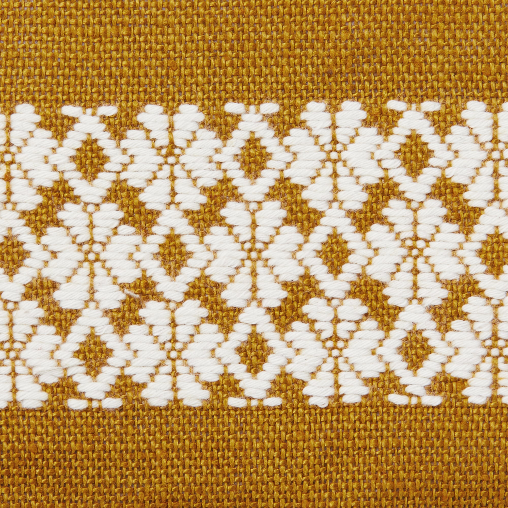 こぎん刺し　ミニポーチ　黄色