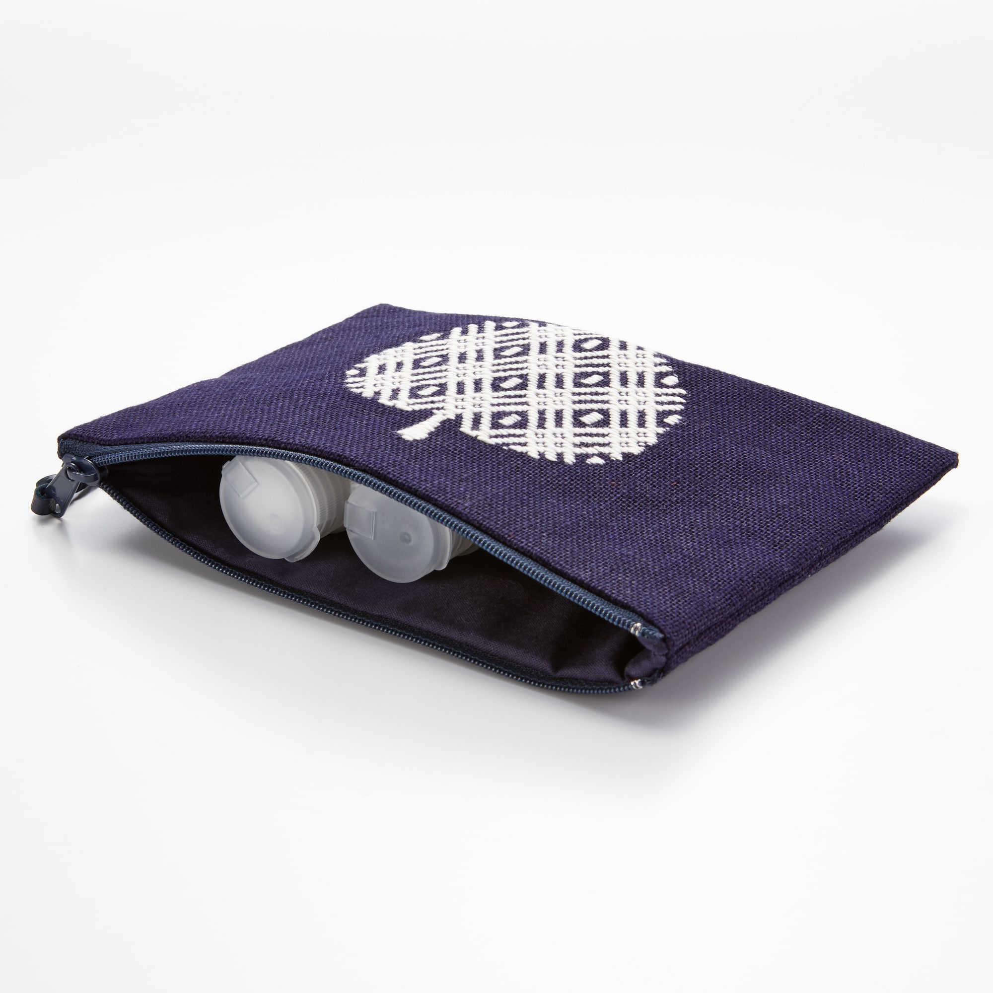 こぎん刺し　りんごポーチ　Ｂ