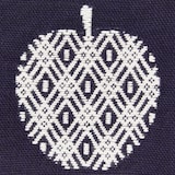 こぎん刺し　りんごポーチ　Ｂ