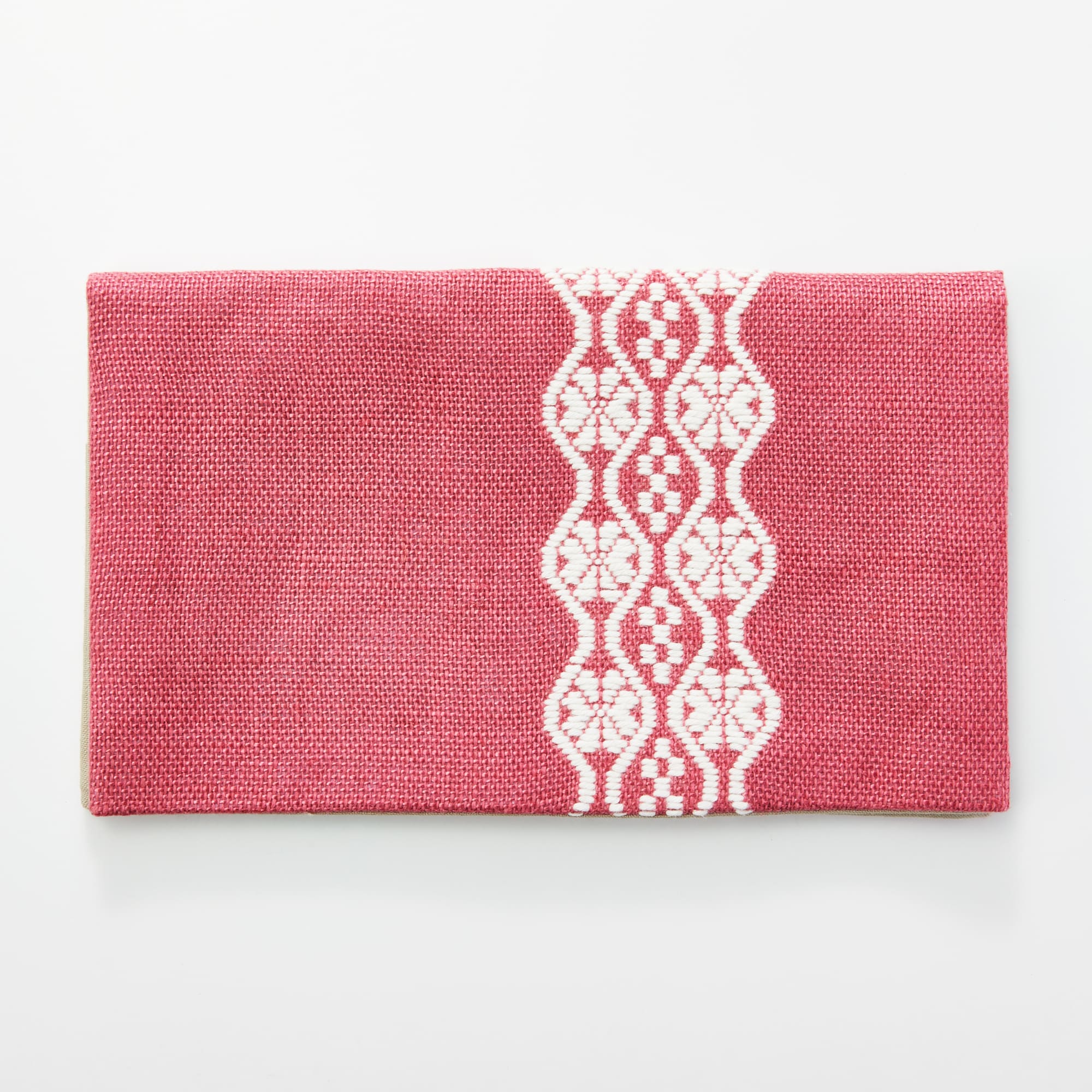 こぎん刺し　フリーケース　ピンク