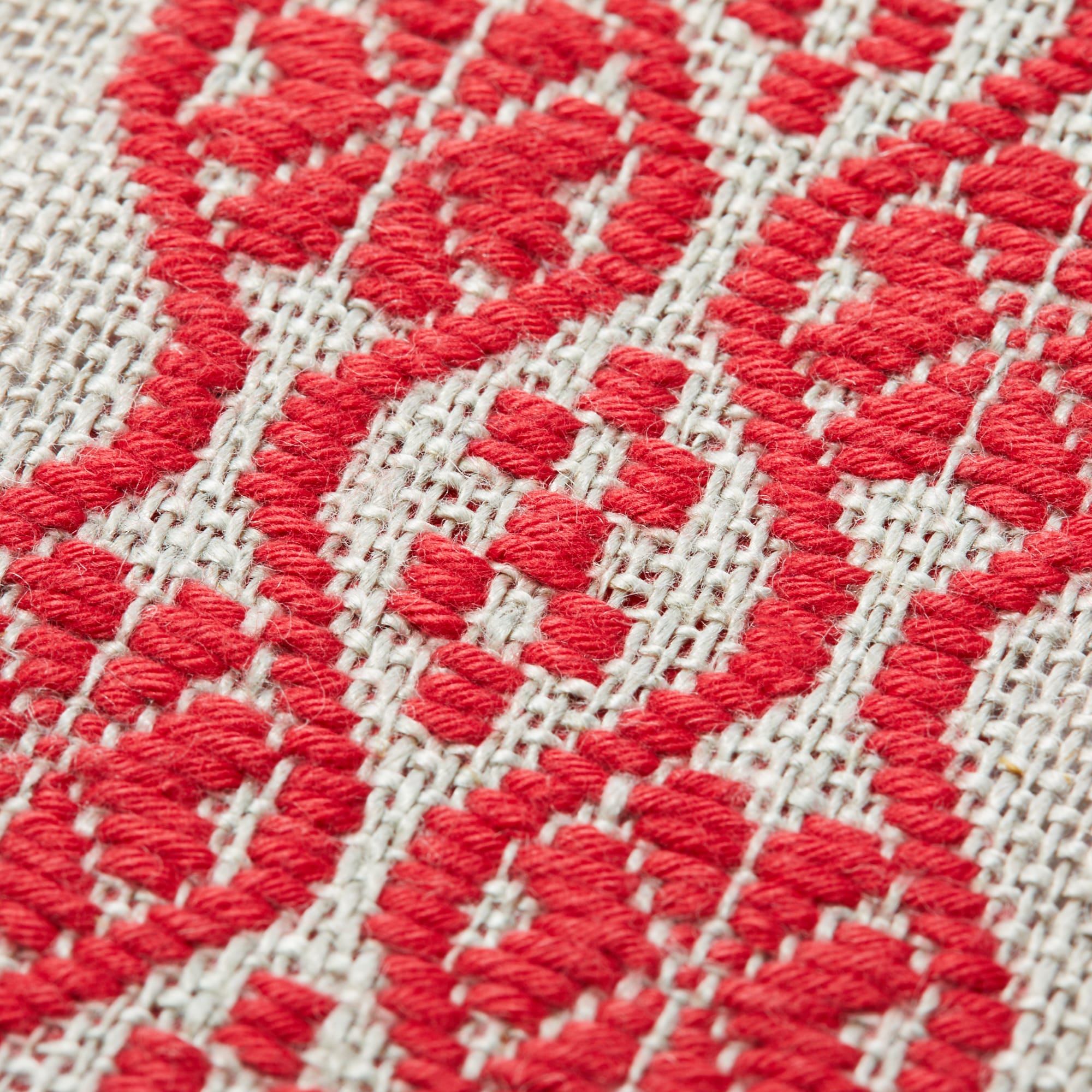 こぎん刺し　フリーケース　生成り