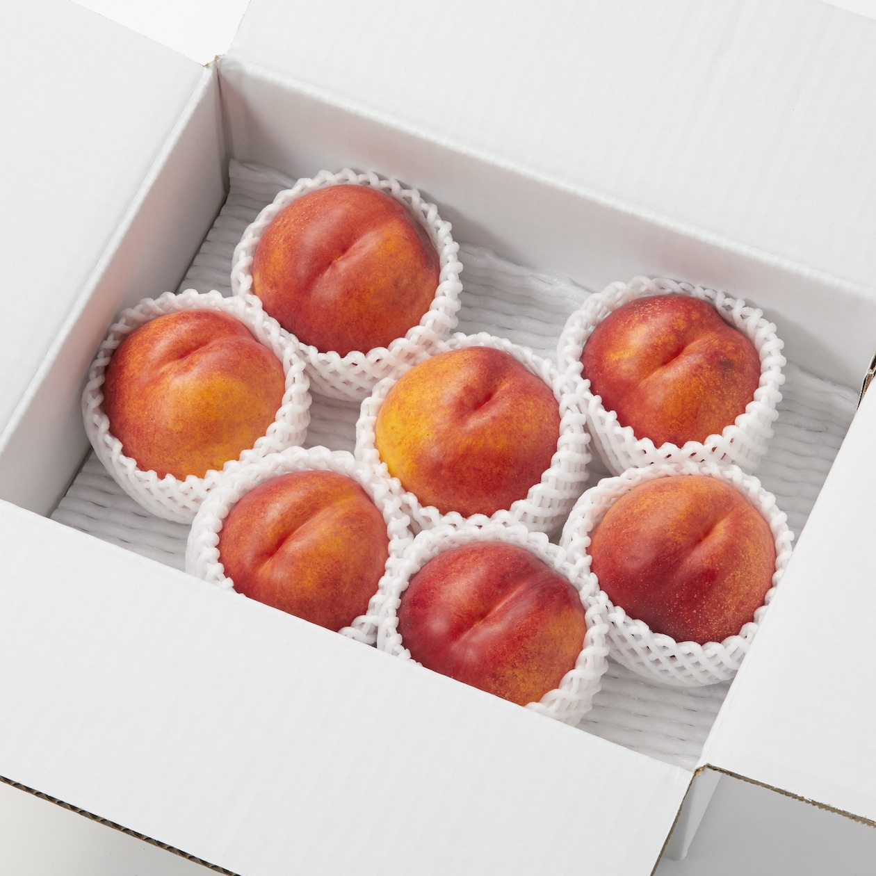 福島県産　ＡＢＥ　Ｆｒｕｉｔの桃　「ネクタリンフレーバートップ」　約２ｋｇ（６～９玉） 