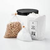福井　三七味噌の「はじめての手作りひよこ豆味噌セット」（仕上がり１ｋｇ、容器付き）