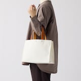 横濱帆布鞄　Ｇ　ホワイト（森野艦船帆布）