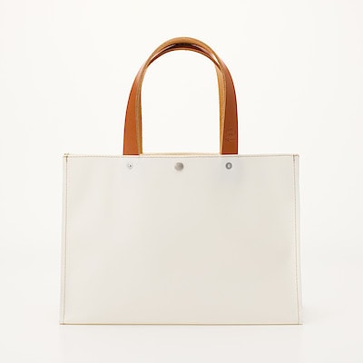 横濱帆布鞄　Ｇ　ホワイト（森野艦船帆布）