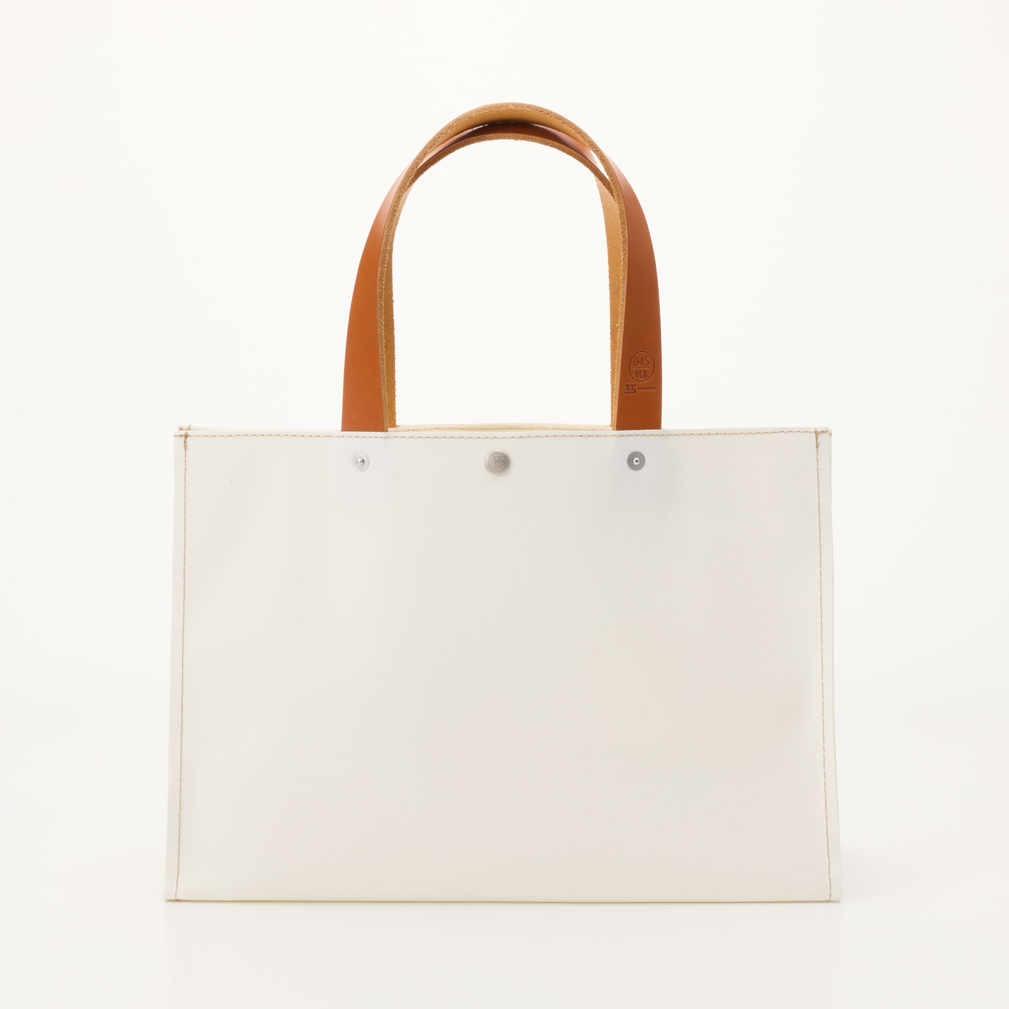 横濱帆布鞄　Ｇ　ホワイト（森野艦船帆布）