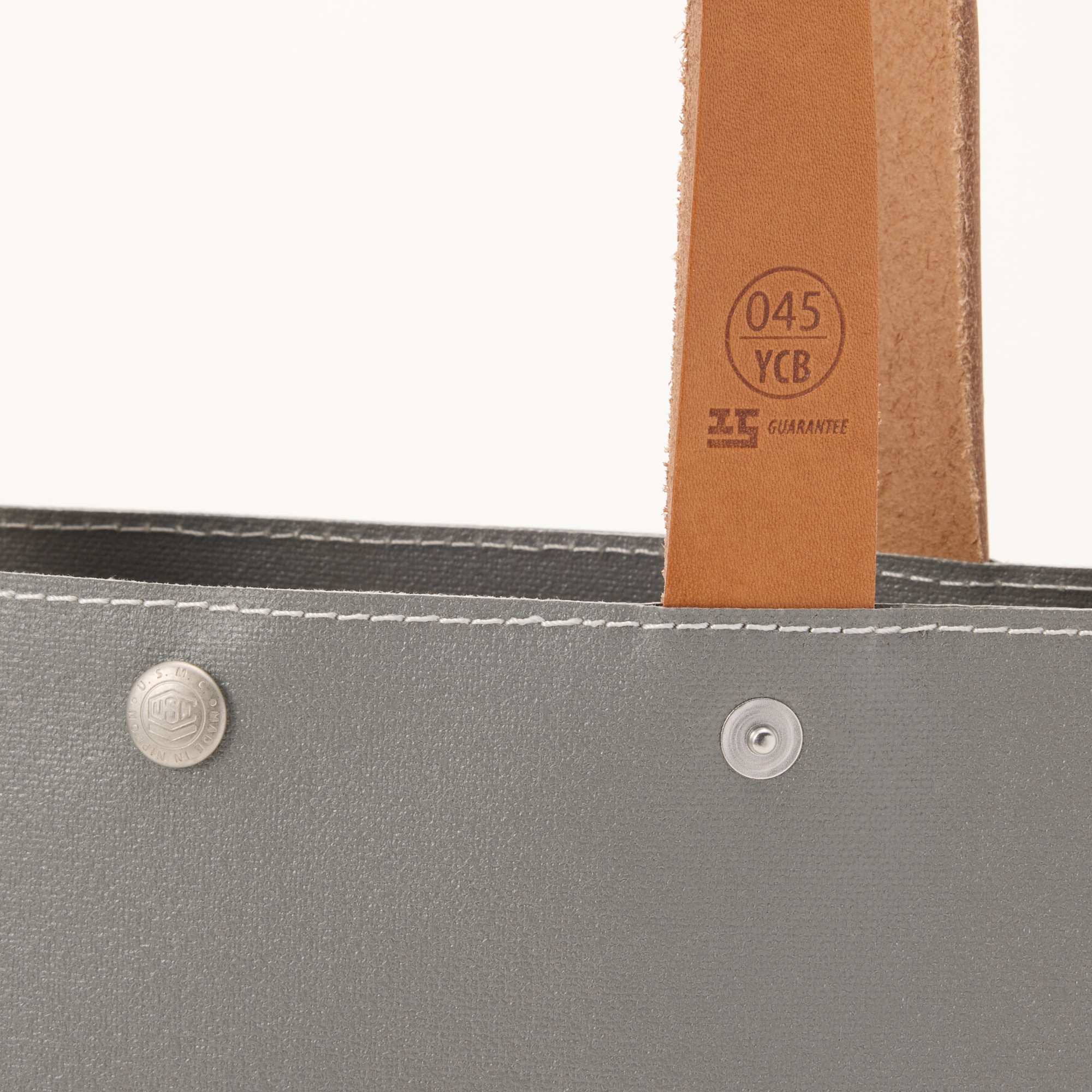 横濱帆布鞄　Ｇ　グレー（森野艦船帆布）