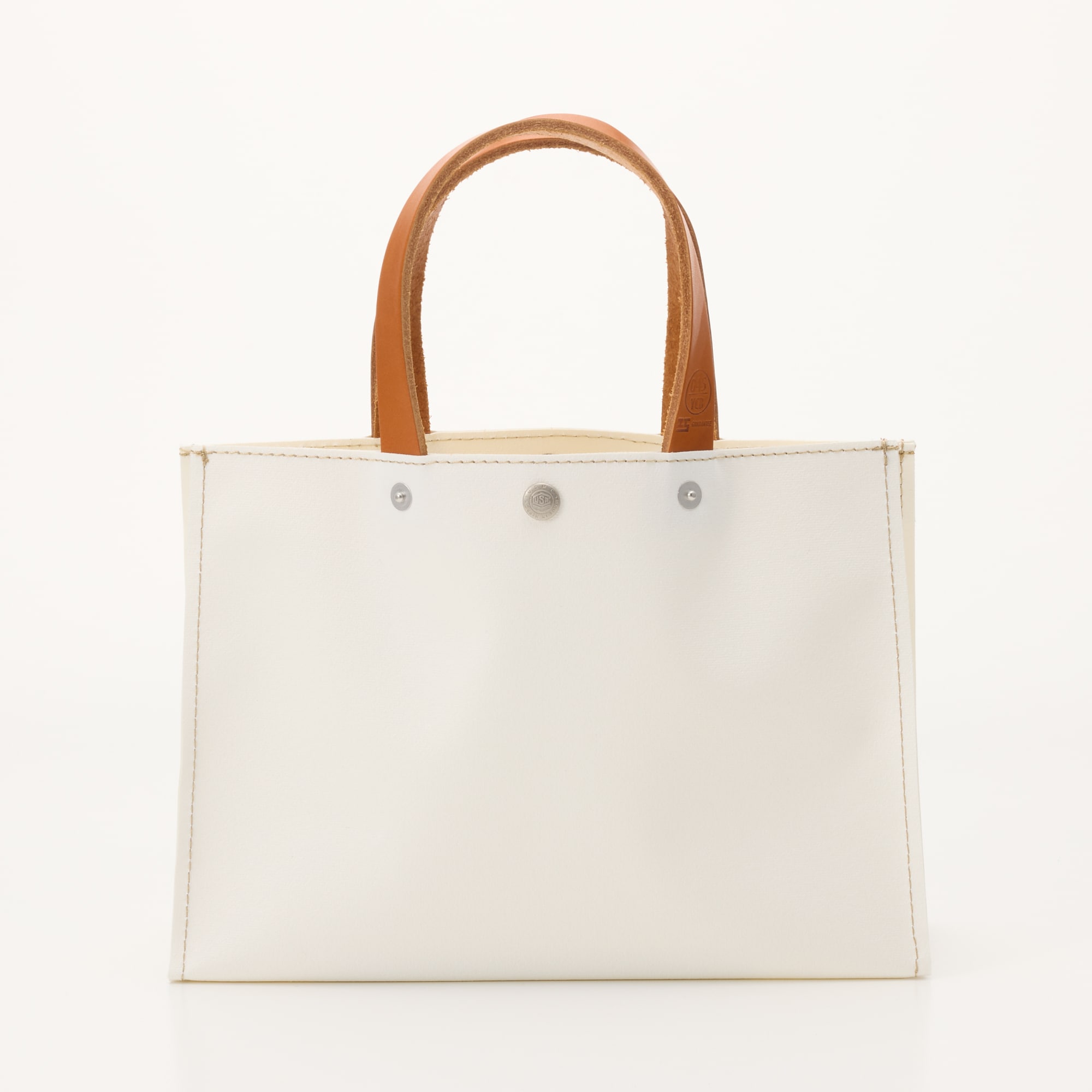 横濱帆布鞄　Ｈ　ホワイト（森野艦船帆布）