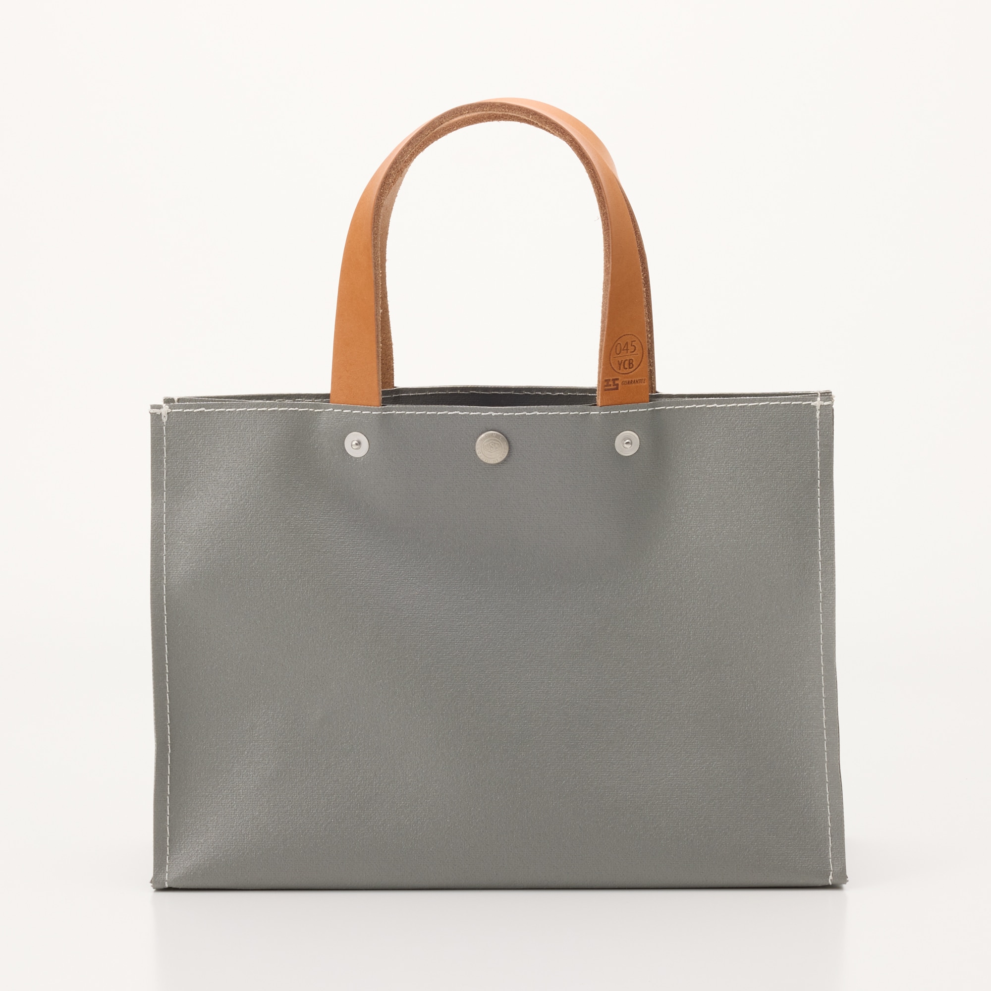 横濱帆布鞄　Ｈ　グレー（森野艦船帆布）