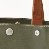 横濱帆布鞄　Ｈ　オリーブ（森野艦船帆布）