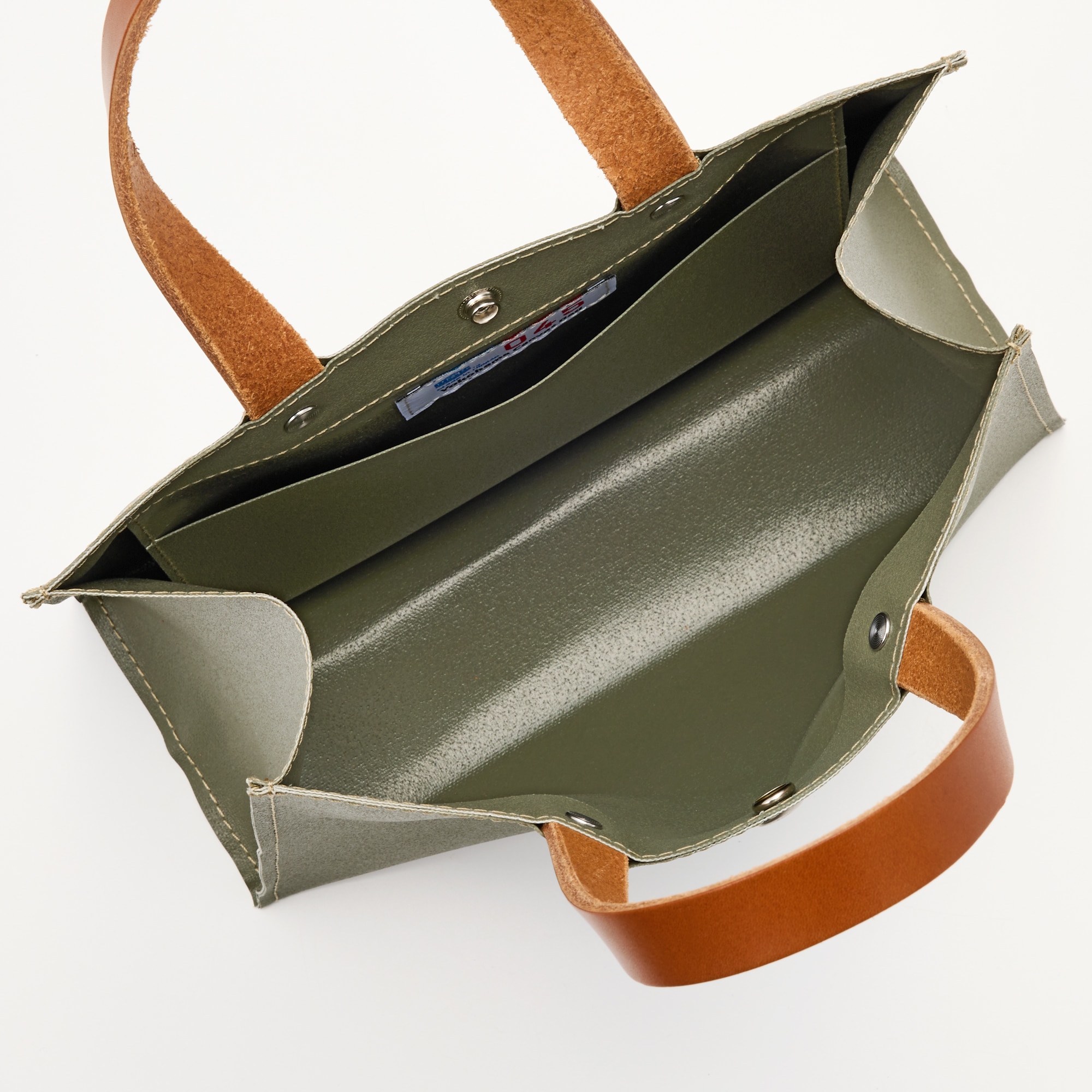 横濱帆布鞄　Ｈ　オリーブ（森野艦船帆布）