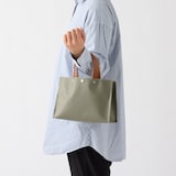 横濱帆布鞄　Ｈ　オリーブ（森野艦船帆布）