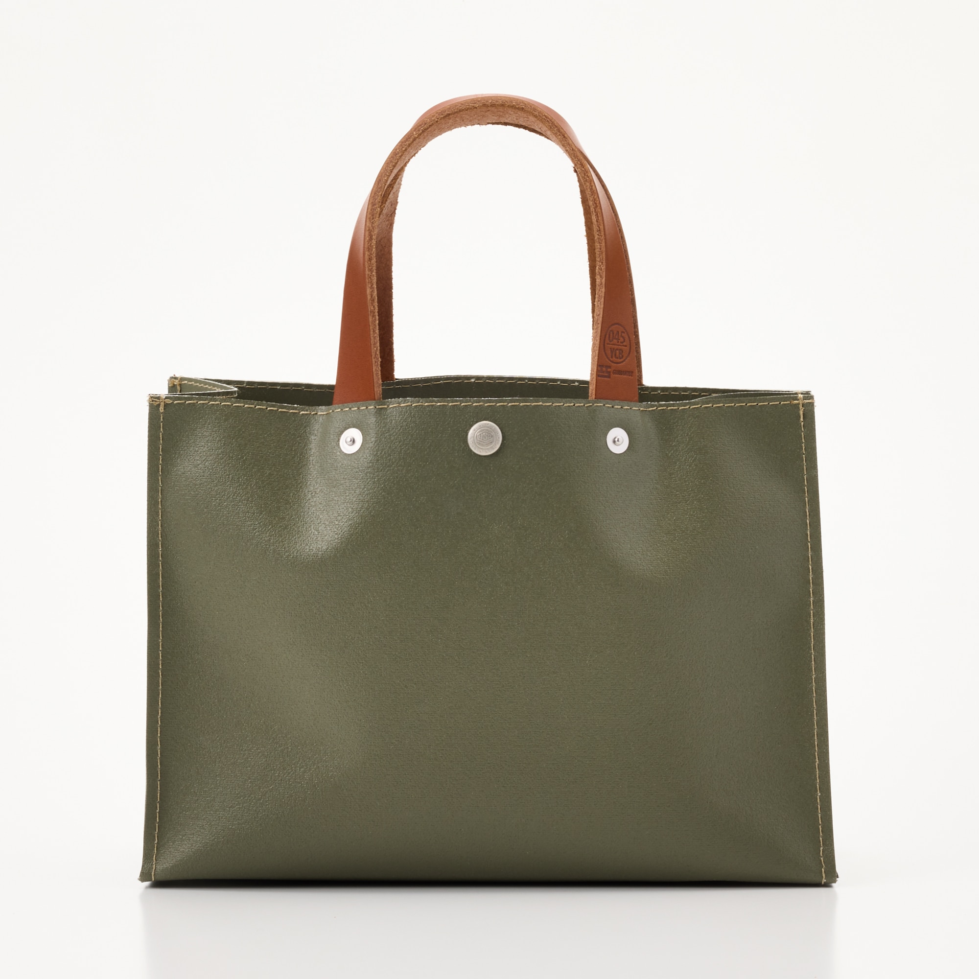 横濱帆布鞄　Ｈ　オリーブ（森野艦船帆布）