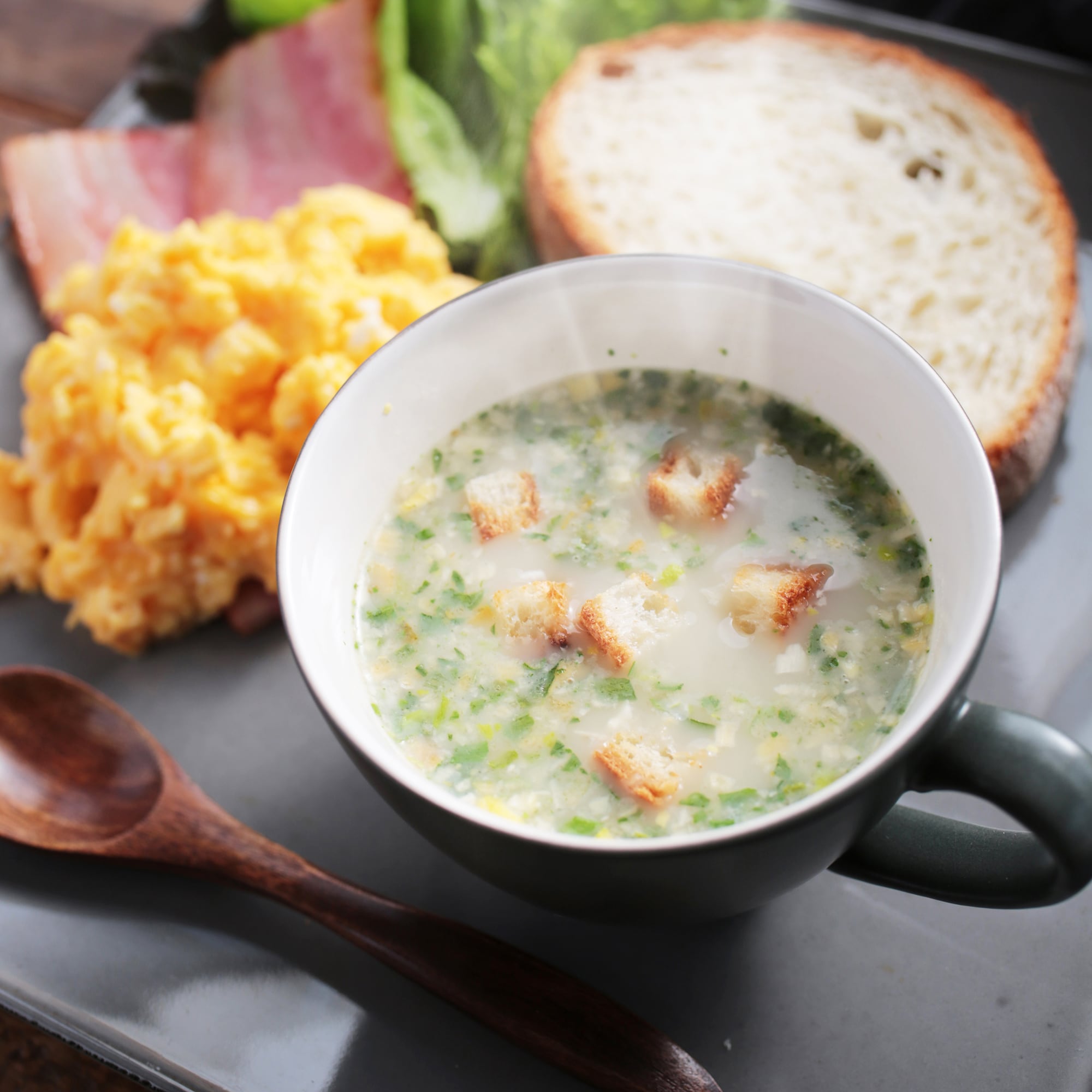 岩津ねぎのクリームポタージュ　３袋×３セット