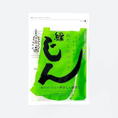 京都府　おだしのうね乃　おだしのパックじん（緑）