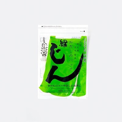 京都府　おだしのうね乃　おだしのパックじん（緑）ミニ