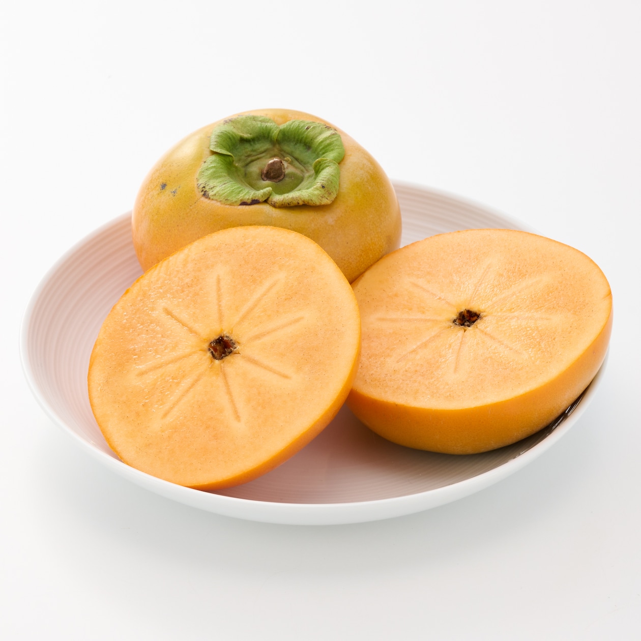鳥取県産　ひろおかファームの柿「輝太郎」約２ｋｇ（５～６玉）【ギフトにおすすめ】