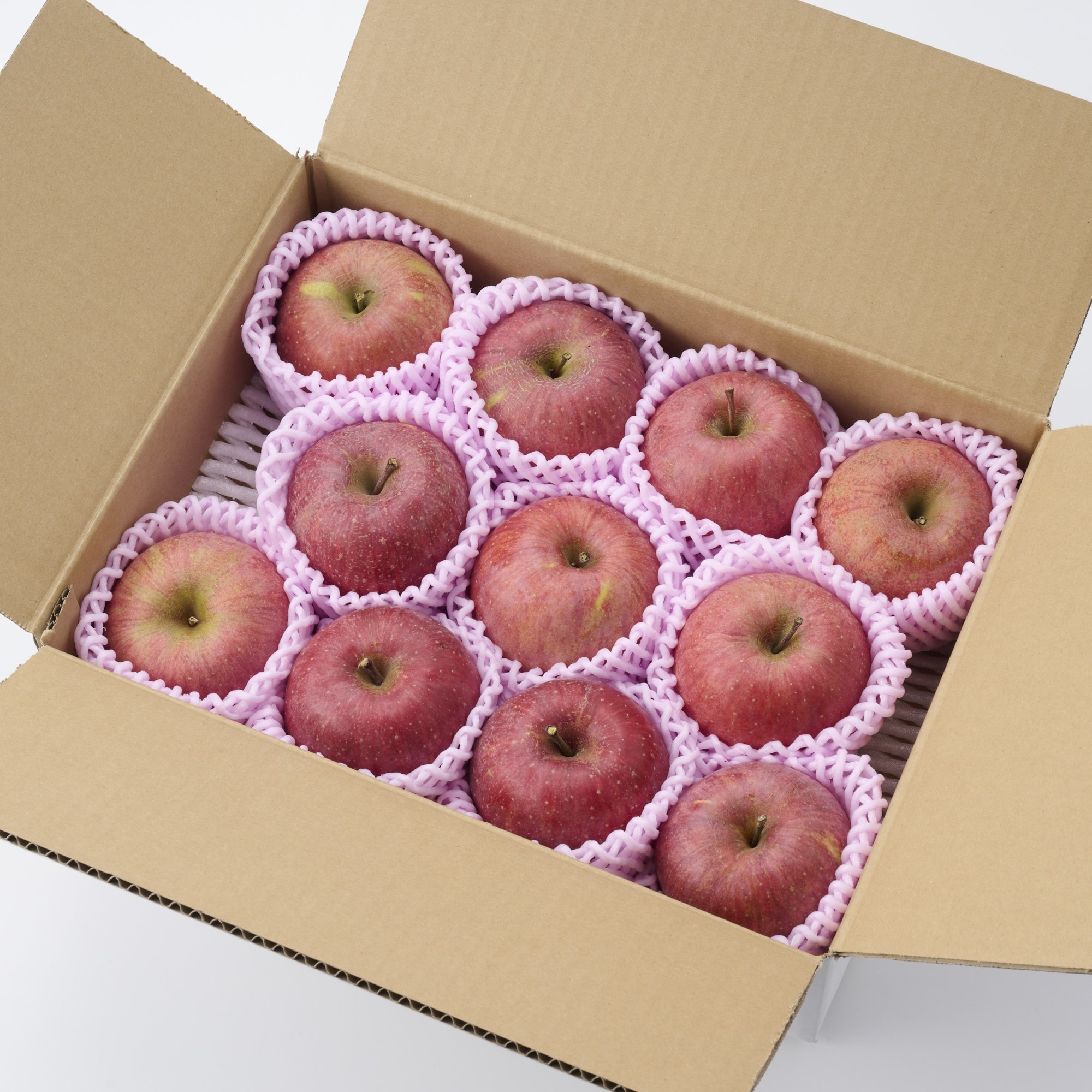 福島県産　大友農園のりんご「サンふじ」　家庭用・約２．７ｋｇ（８～１３玉）（ＧＡＰ認証）