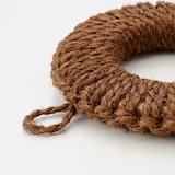 和歌山県　高田耕造商店の棕櫚の手編み鍋敷き　小（１４ｃｍ）