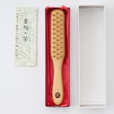 別府つげ工芸　つげブラシ　３列