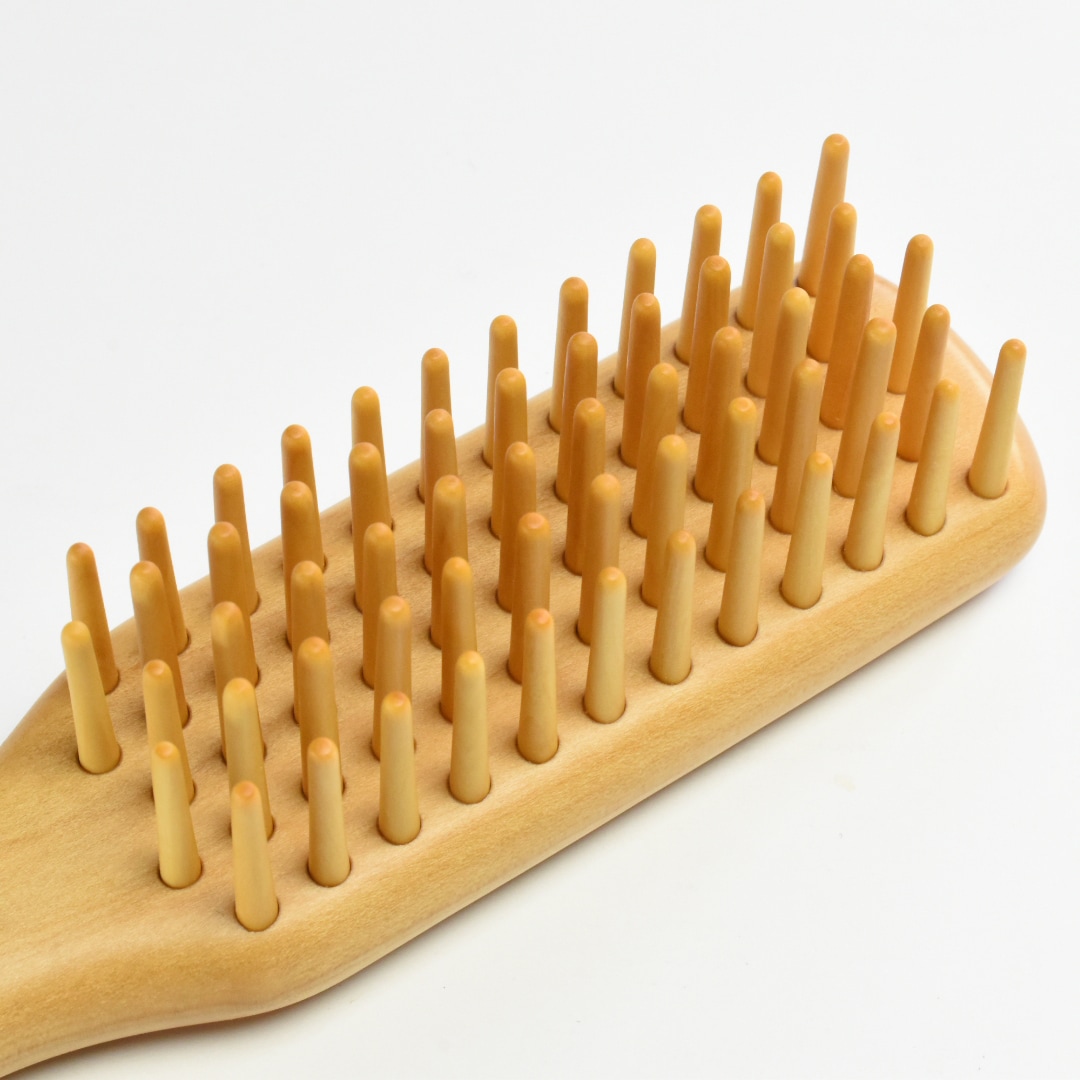 別府つげ工芸　つげブラシ　５列