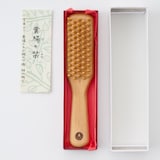 別府つげ工芸　つげブラシ　５列